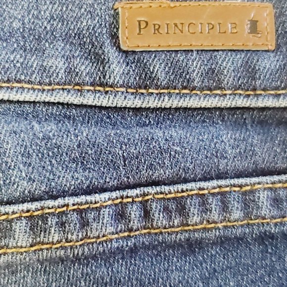 Principle Denim Innovators Dreamer Indigo Mid-Rise Skinny Jeans, Sz 27 - Picture 8 of 10
